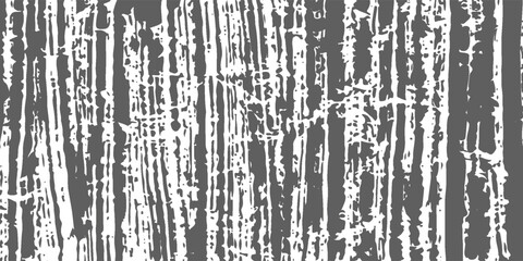 Weathered wooden plank vector texture overlay. Abstract grunge white and black background