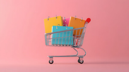 Wall Mural - graphic resource for shopping and eCommerce	