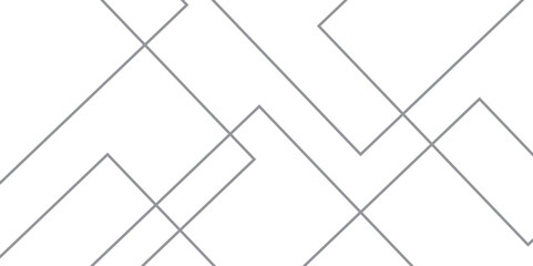 Leinwandbilder - grey geometric overlapping square seamless pattern. Modern white transparent material in triangle technology line vector background. abstract style hipster isolated geometric outline corporate design