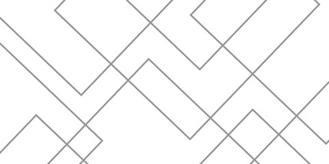 Fototapete - grey geometric overlapping square seamless pattern. modern white transparent material in triangle te
