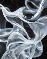 Poster - Elegant Twisting Liquid Blob Abstract Background