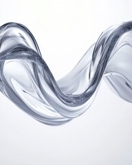 Poster - Dynamic Liquid Swirl Forming Elegant Shape