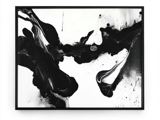 Poster - Abstract Black and White Art Poster Design