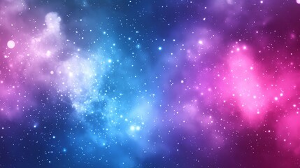 Abstract background of blue and purple cosmic blend. 