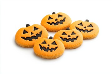 Create delicious jack-o'-lantern cookies for halloween