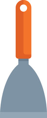 Poster - putty knife is spreading putty, plaster, spackle, or filler