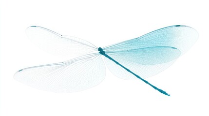 Aufkleber - A Detailed Close-Up of a Dragonfly's Transparent Wings