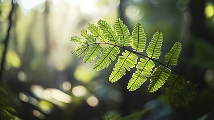 Poster - Explore the beauty of nature a closeup macro shot capturing the intricate details of a fresh green leaf