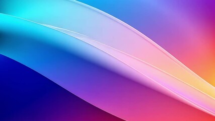 Fototapete - Abstract Gradient: A vibrant, abstract background featuring a mesmerizing blend of blue, purple, pink, and yellow hues, creating a captivating and dynamic visual.  