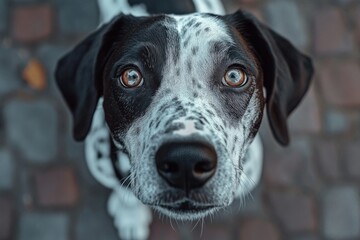 Canvas Print - Dog Face Close Up