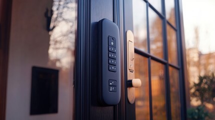 Poster - enhance home security with modern keyless entry systems