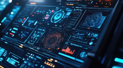 Poster - Explore the future of technology with advanced data visualization interfaces