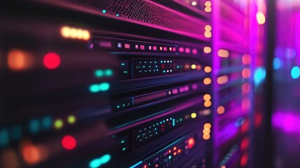 Poster - Explore the innovative design of modern data centers with advanced server technology