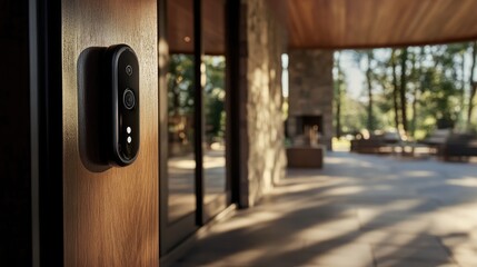 Poster - Enhance home security with a modern video doorbell installation