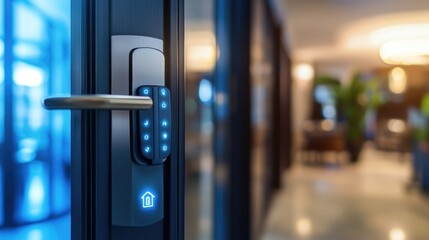Poster - unlock your home security with smart lock technology for enhanced safety and convenience
