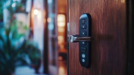 Poster - Explore the benefits of smart door locks for home security