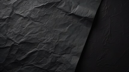 Poster - Textured Black Paper Background for Design Projects