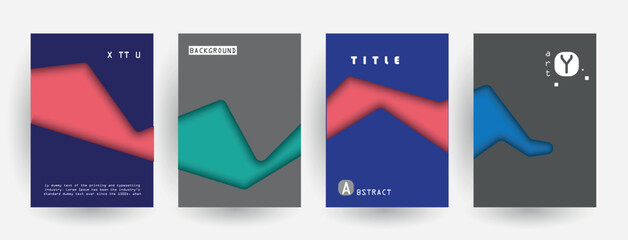 Poster - Abstract background cover design. Vector pattern	