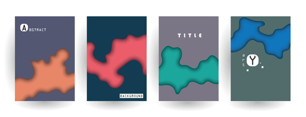 Poster - Abstract background cover design. Vector pattern	