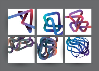 Fototapete - Abstract background cover design. Vector pattern	