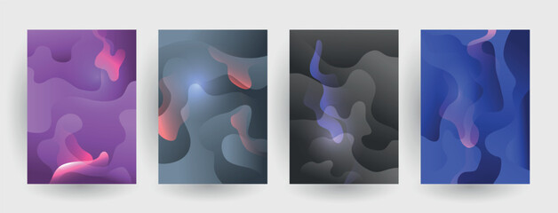 Poster - Abstract background cover design. Vector pattern	