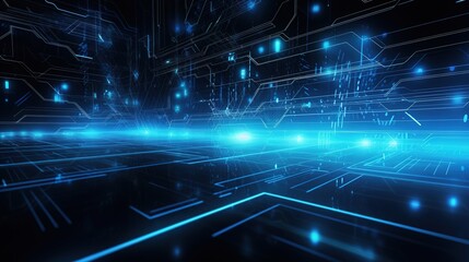 Poster - Futuristic Abstract Technology Background