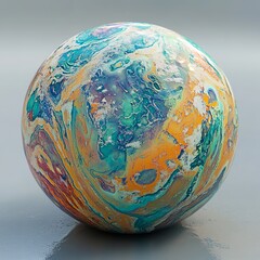 Wall Mural - magic planet colored texture 