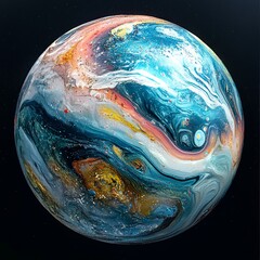 Wall Mural - magic planet colored texture 