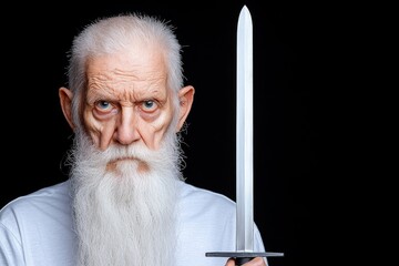 Impressive and intimidating portrait of a veteran Viking warrior.