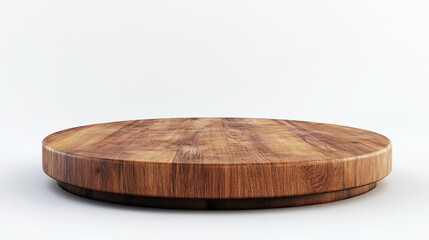 Poster - wooden podium empty product display to show cosmetic product platform 3d rendering 
