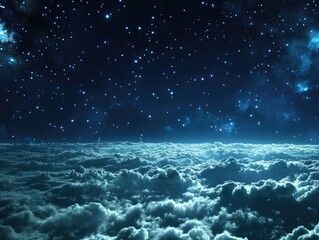 Wall Mural - night sky with stars