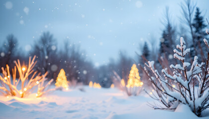 Wall Mural - Winter background. Christmas nature isolated with white highlights, png