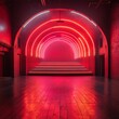 © Sukumar - Neon-lit archway creates a mesmerizing stage ambiance