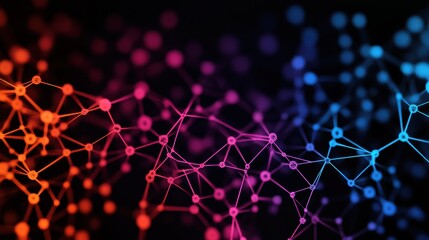 Poster - Abstract Data Visualization on Transparent Background
