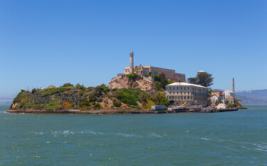 Wall Mural - Alcatraz Island Prison near San Francisco