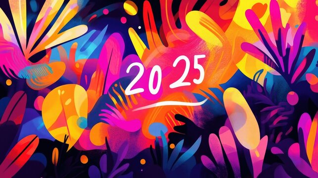 A bright and bold depiction of the year 