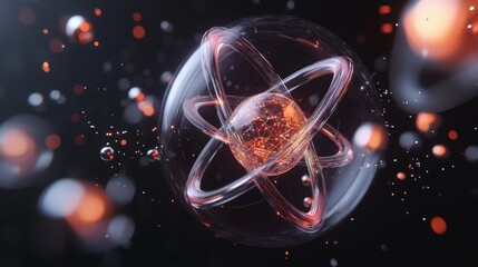 Poster - Abstract Atomic Structure with Energy Particles