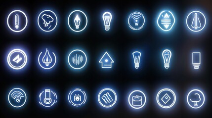 Poster - Creative Icons Set for Modern User Interfaces