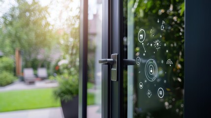 Poster - modern smart home technology concepts for security