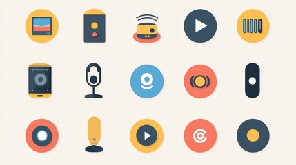 Poster - Colorful Icons for Music and Sound Applications
