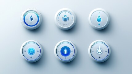 Poster - Modern Control Dials for Smart Home Technology