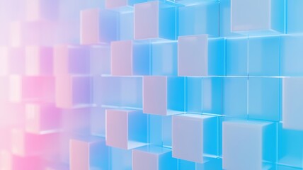 Poster - Modern Layered Visuals with Soft Color Transitions
