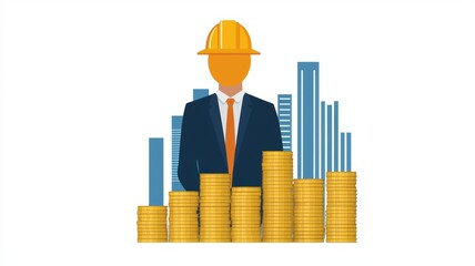 Poster - Business Finance and Cost Management Visual Representation