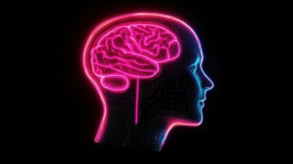 Poster - Electric Brain Simulation with Glowing Sparks