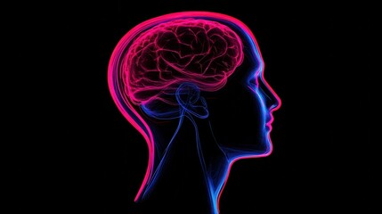 Poster - Electric Brain Simulation with Glowing Sparks