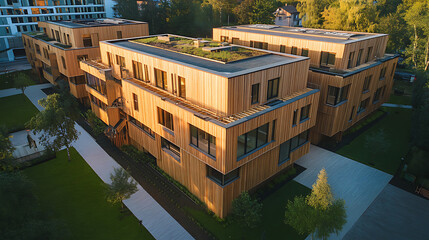 Aufkleber - Mass timber construction in Europe â€“ Sustainable building technology, focusing on environmentally friendly materials