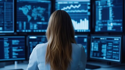 Poster - Modern Team in High-Tech Office Environment