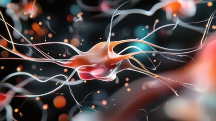 Poster - Vibrant Neural Pathways with Energy Surge