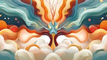 Poster - Vibrant Neural Pathways and Energy Surge