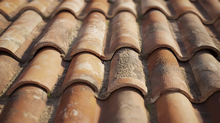 Poster - tiles from the previous and previous Using a high-pressure water cleaner to clean tile roofing